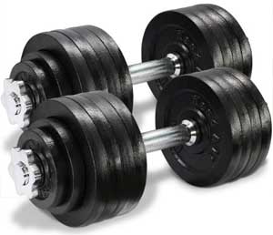 105 lb Dumbbell Set (2)