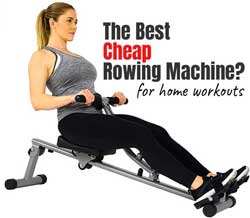 Workout at Home on a Cheap Indoor Rowing Machine