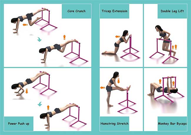 Barre Exercises for Working Out at Home Using a Portable Booty Ballet Bar