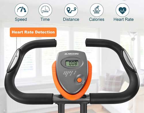 exercise bike with heart monitor