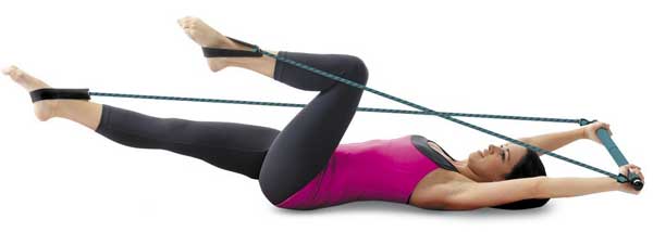 Long Leaning Toning Bar for Doing a Pilates Workout at Home